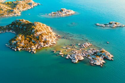 Découvert Île Entière Formée Partir