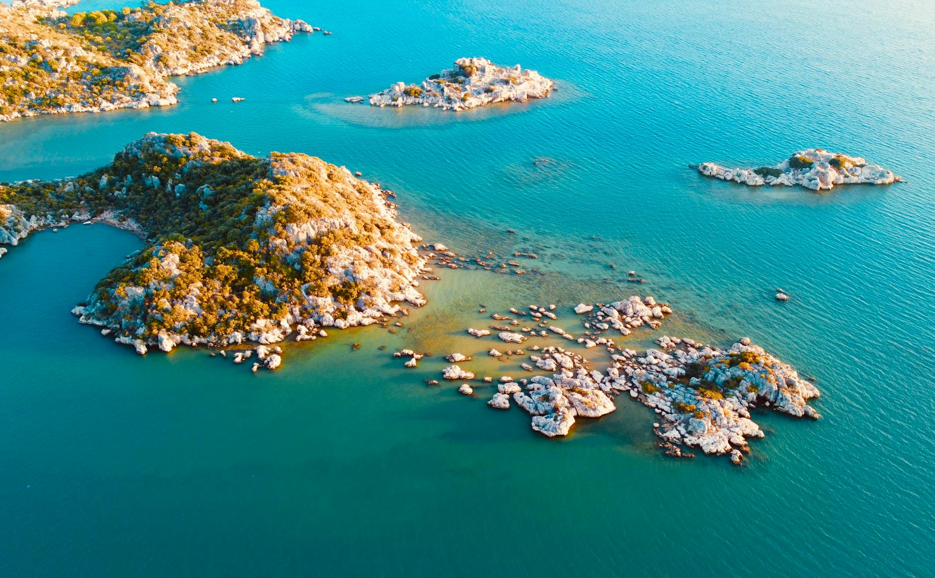 Découvert Île Entière Formée Partir